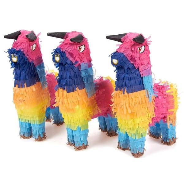 Suplemento Médula ósea ego 3 Pack Miniature Bull Pinatas, Mini-Sized Rainbow Mexican Pinatas 5.25 x 9  x 2" - 5.25 x 9 x 2" - Overstock - 30485416