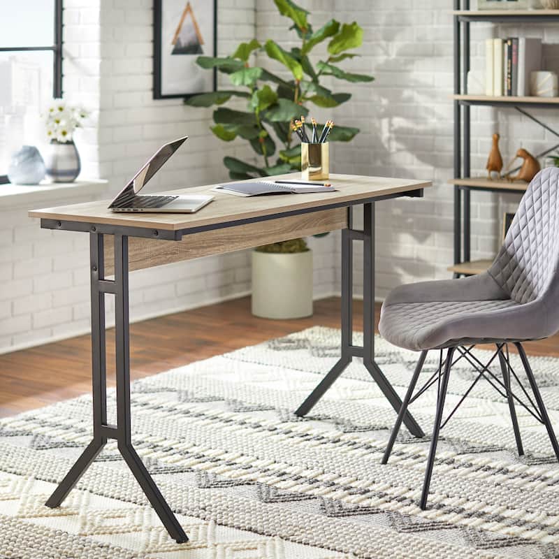Simple Living Connection Desk - Natural/Black