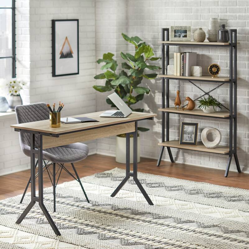 Simple Living Connection 4-Tier Bookshelf