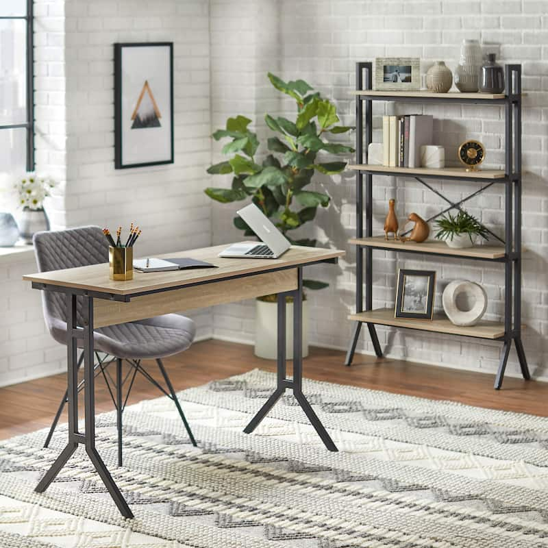 Simple Living Connection 4-Tier Bookshelf