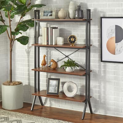 Simple Living Connection 4-Tier Bookshelf