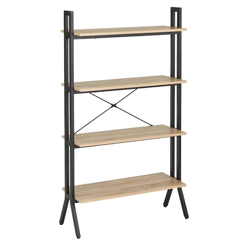 Simple Living Connection 4-Tier Bookshelf