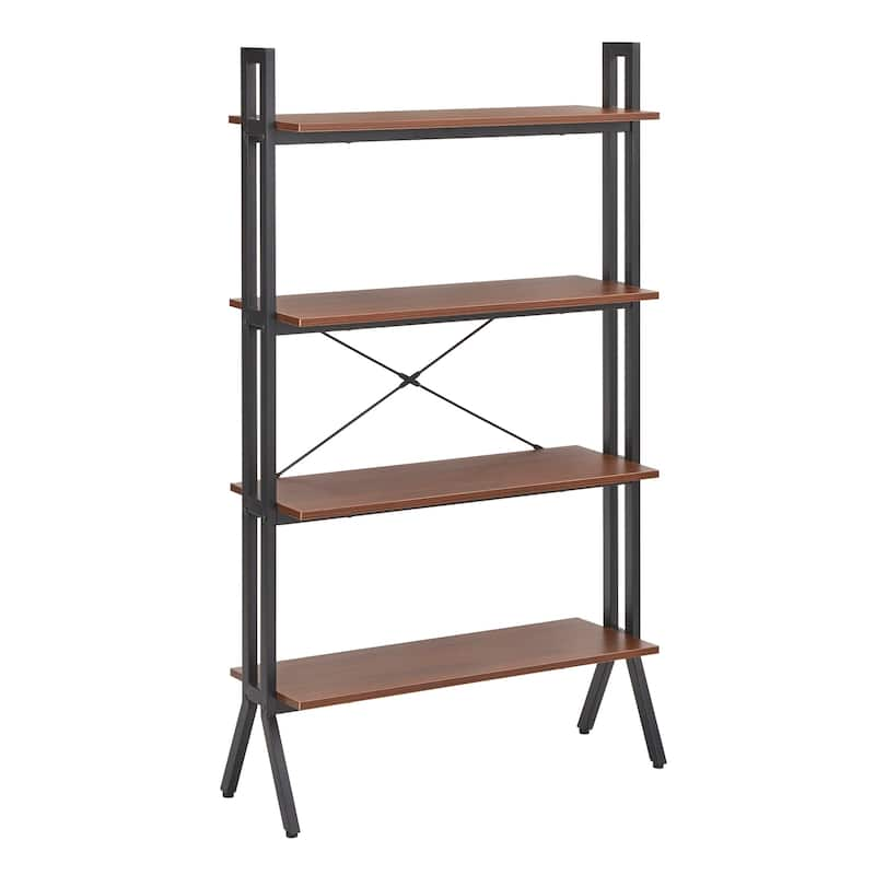 Simple Living Connection 4-Tier Bookshelf