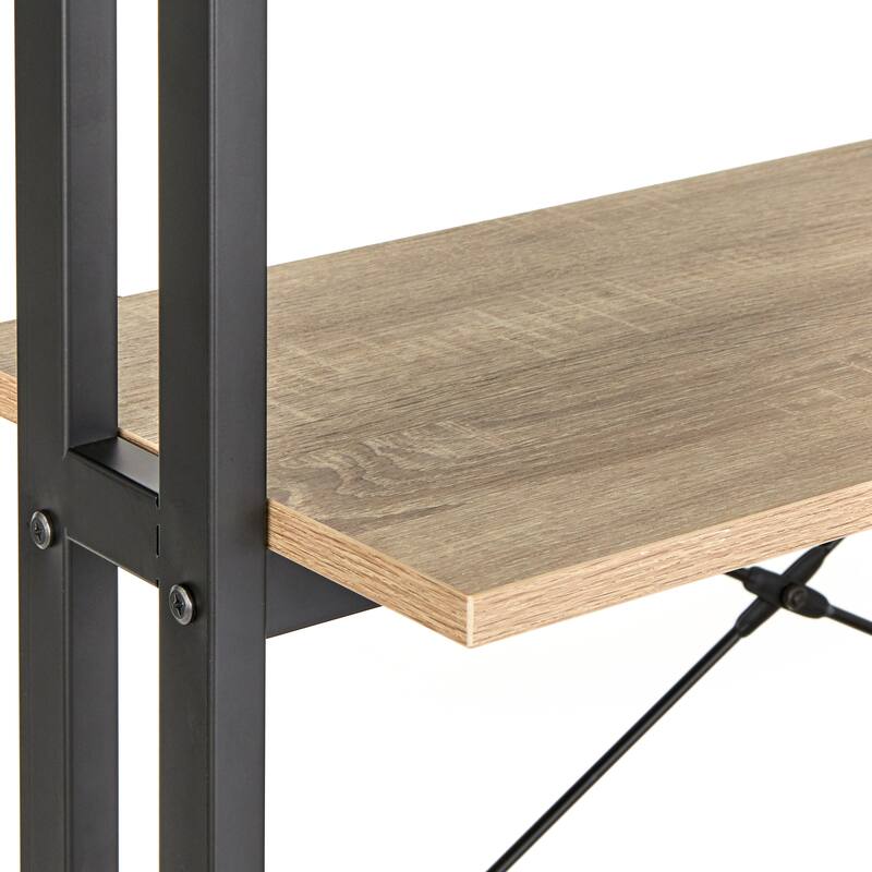 Simple Living Connection 4-Tier Bookshelf