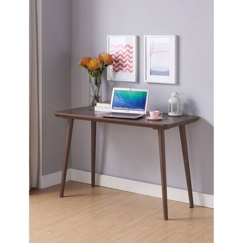 Furniture of America Domina Contemporary Writing Desk With USB Port