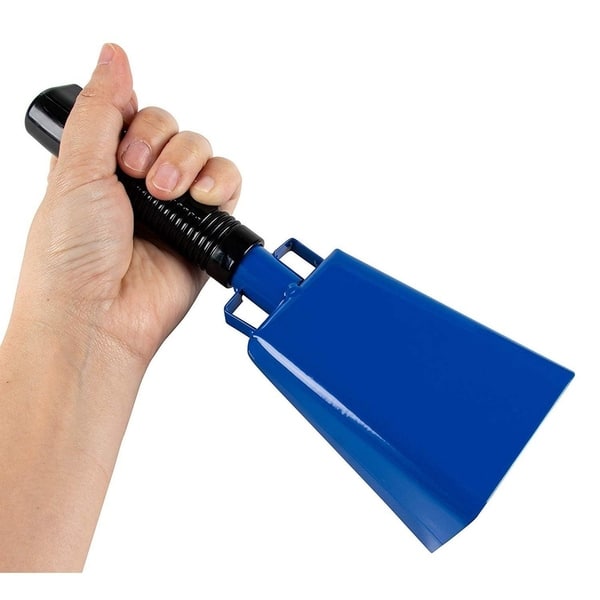 Cowbell with Handle - 2-Pack Cow Bell Noisemakers, Loud Call Bells for  Cheers - Bed Bath & Beyond - 30487986