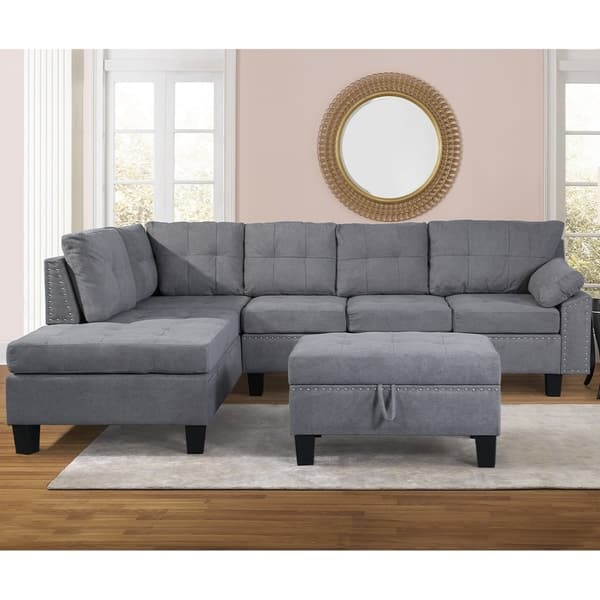 Shop Copper Grove Lonan 3 Piece Sectional Sofa Set With L Shaped