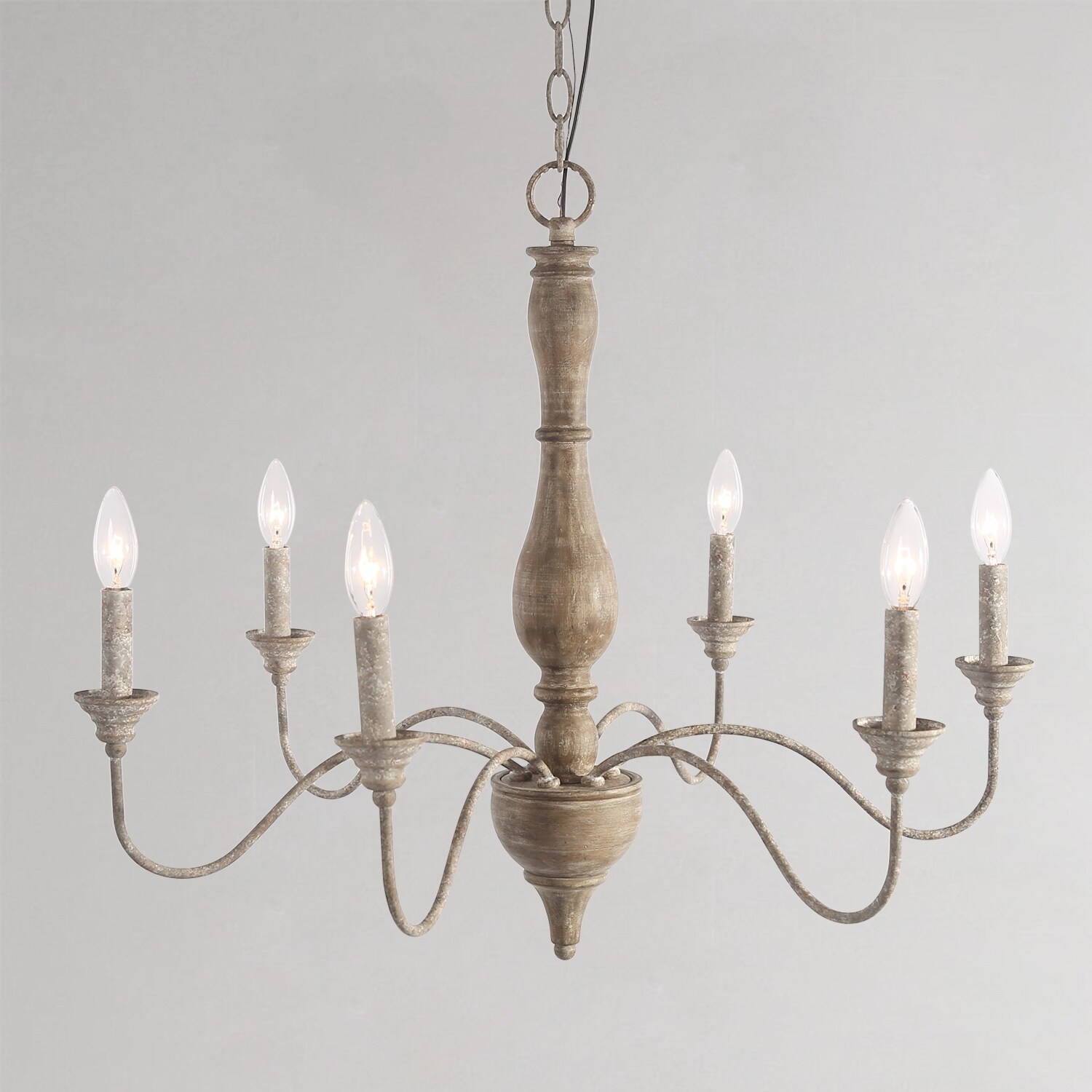 Shop Farmhouse Distressed Handmade Wood Chandeliers French Country
