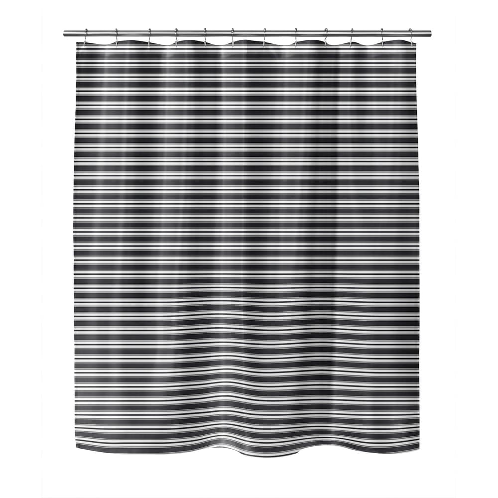 WABI SABI STRIPE BROWN Shower Curtain By Kavka Designs - On Sale - Bed Bath  & Beyond - 30497470