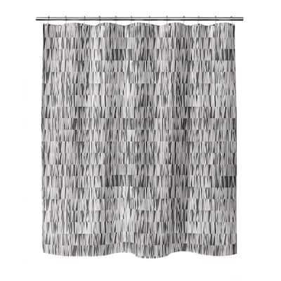 WEXLER GEO GREY Shower Curtain By Kavka Designs