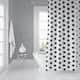 BIG POLKA DOTS DARK GREY Shower Curtain by Kavka Designs