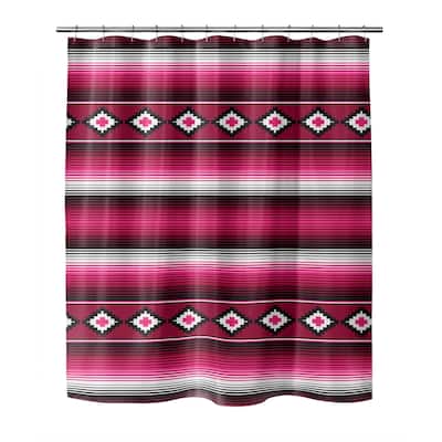 MODERN SERAPE MAGENTA Shower Curtain By Kavka Designs