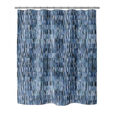 WEXLER GEO BLUE Shower Curtain By Kavka Designs