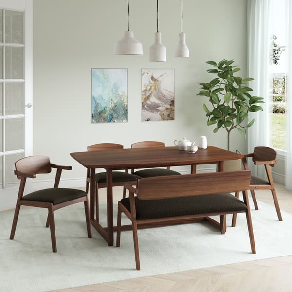 Modern Dining Table With Bench And Chairs - Joeryo ideas