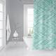 WATERCOLOR CRISS CROSS MINT Shower Curtain By Kavka Designs - Bed Bath ...