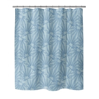 FAN ROBINS EGG Shower Curtain By Kavka Designs - Bed Bath & Beyond ...