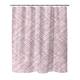 WATERCOLOR CRISS CROSS PINK Shower Curtain By Kavka Designs - Bed Bath ...