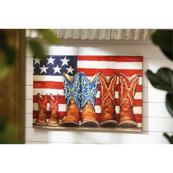 canvas cowboy boots