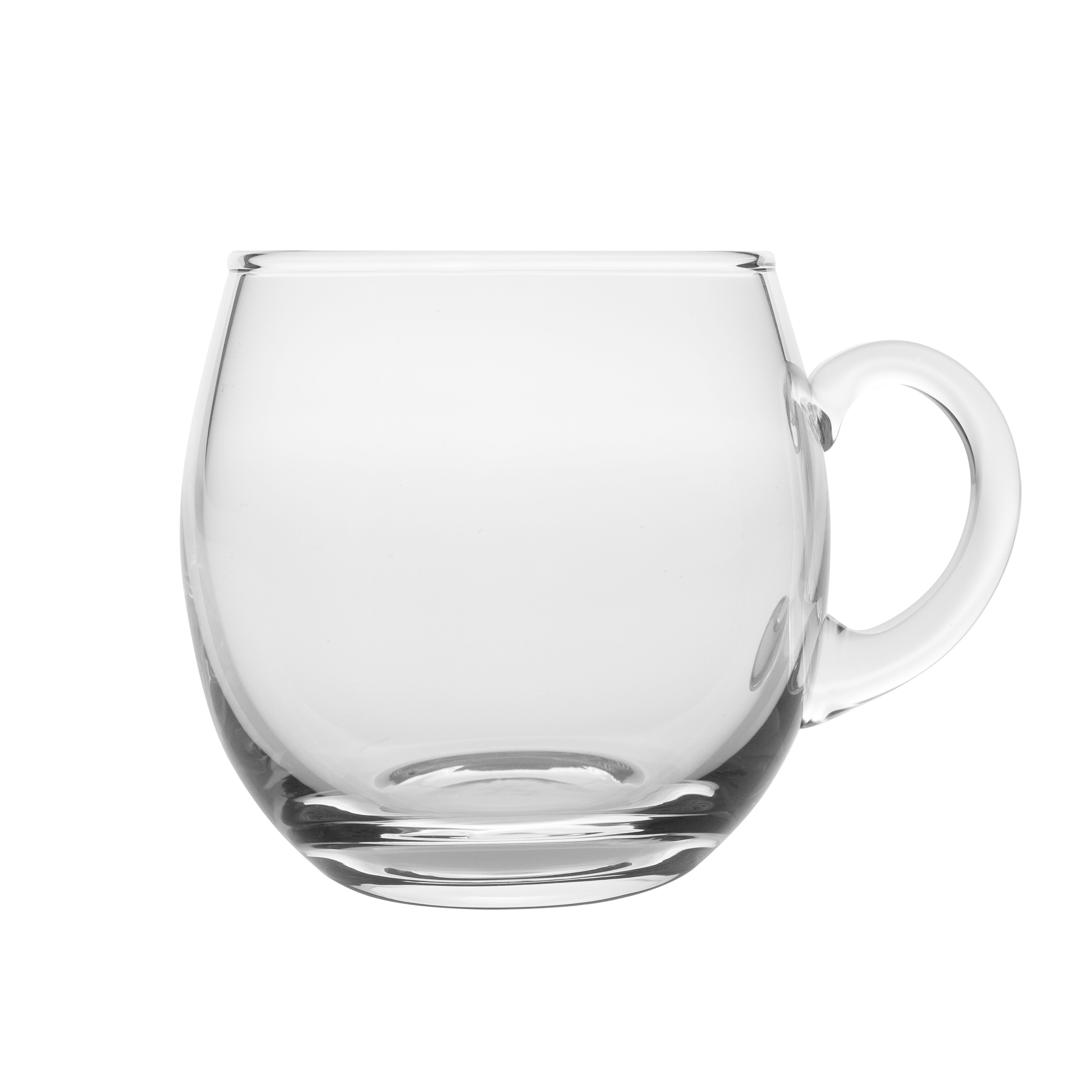 Majestic Gifts Inc. European 20 oz. Glass Mug with Handle