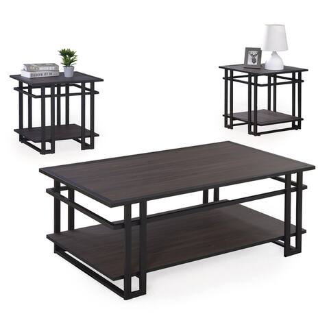 Macon Espresso 3-Piece Occasional Set by Greyson Living