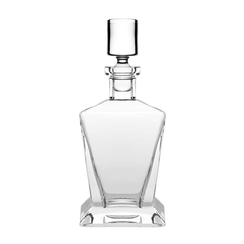 Majestic Gifts Inc European Glass Whiskey Decanter W/ Stopper-25oz