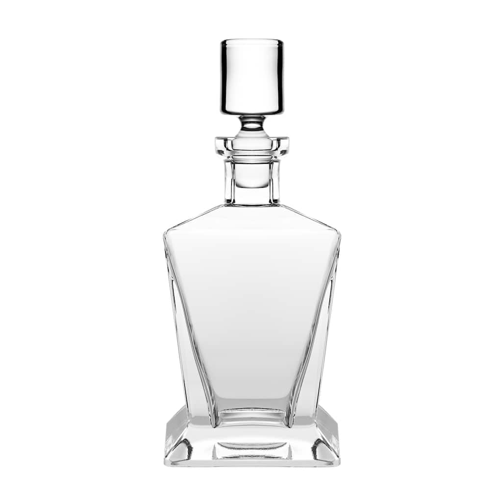 Majestic Gifts Inc European Glass Whiskey Decanter W/ Stopper-25oz