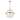 Northport 22-inch Aged Brass Pendant, Clear and Opal Shiny Glass