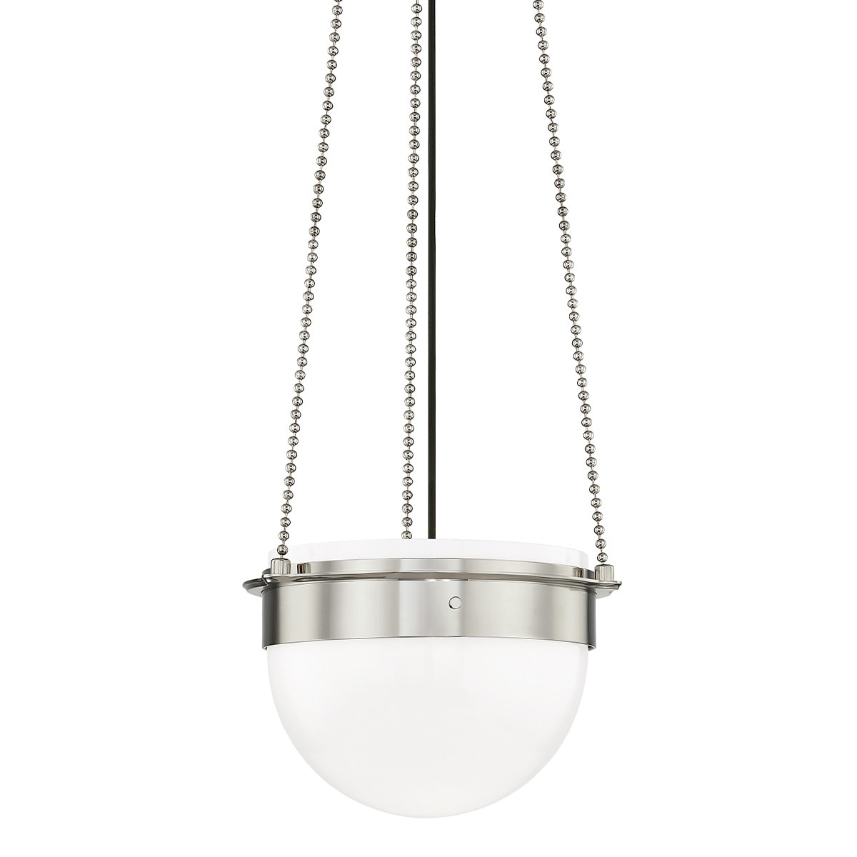 Silio - 1 light brushed brass and opal pendant