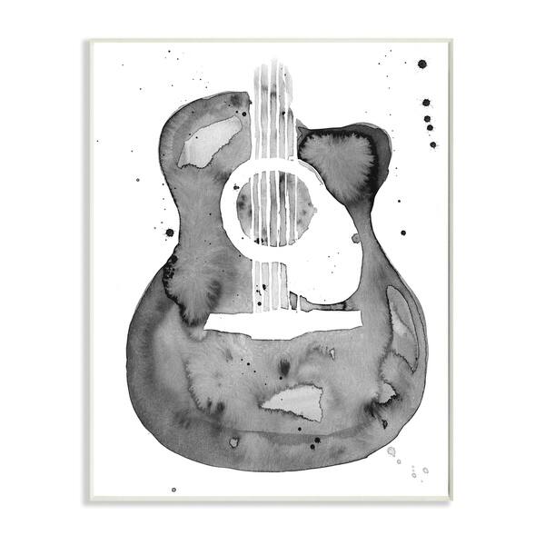 Shop Stupell Industries Guitar Abstract Watercolor Pattern