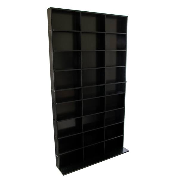 Atlantic Elite Black Media Storage Cabinet 30501396 Elite Black Media Storage Cabinet