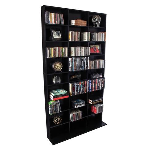 Atlantic Elite Black Media Storage Cabinet