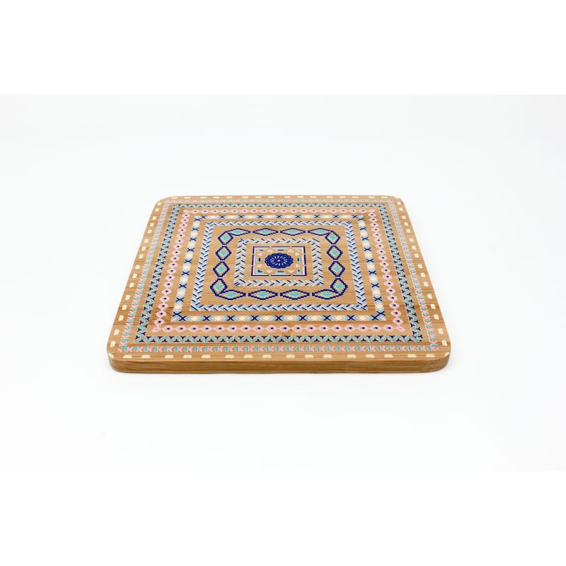 Bamboo MultiColored Trivets, Set of 4 Bed Bath & Beyond 30502580