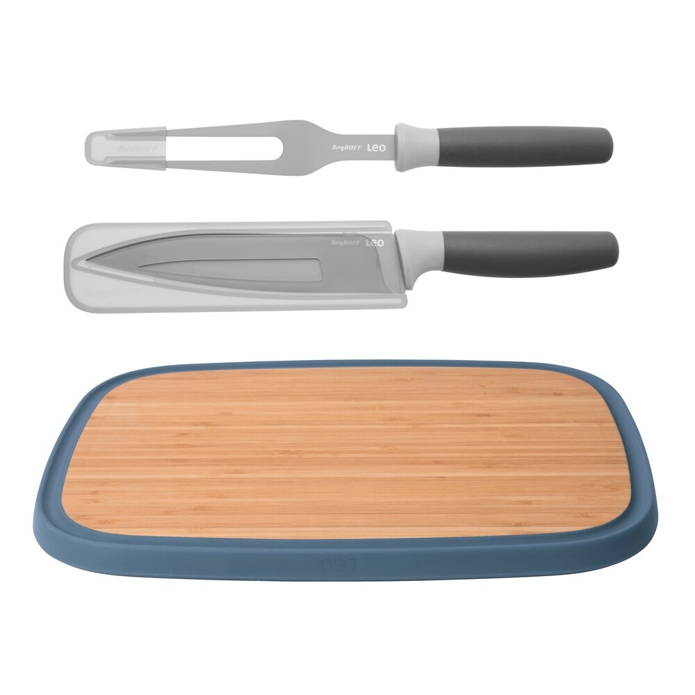 Berghoff Slate And Spirit Stainless Steel 3pc Starter Knife Set