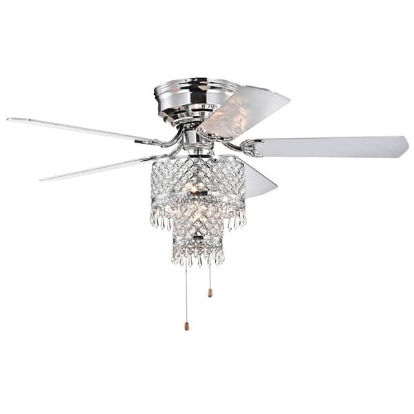 Silver Orchid Lawrence Pull Chain Ceiling Fan Overstock 30504632