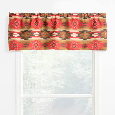 Aztec tailored valance