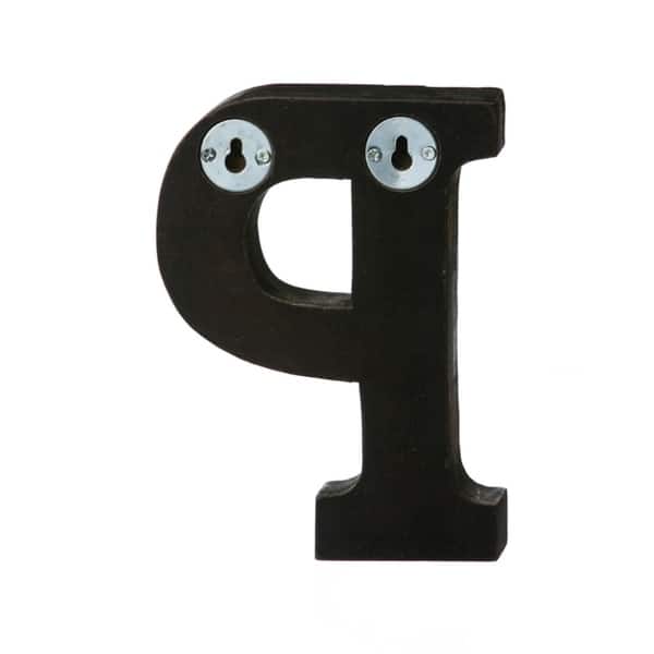 6 5 Inch X 8 Wooden Letter P Wall Décor 6 5 Inch X 8 Wooden Letter P