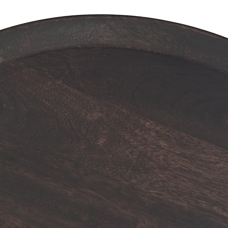 Prieur Boho Mango Wood End Table by Christopher Knight Home - 18.00" W x 18.00" D x 24.50" H