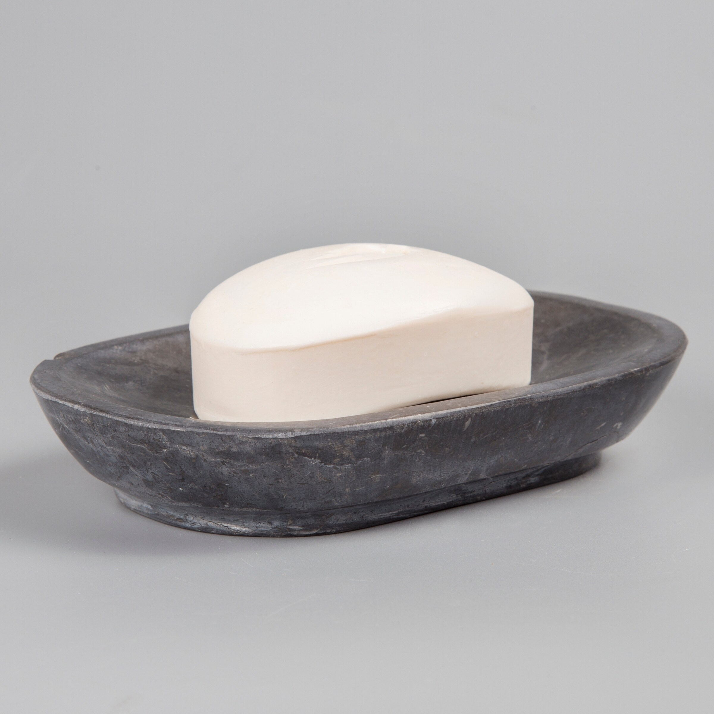 Creative Home Charcoal Marble Soap Dish, Soap Tray, Soap Holder - Gray -  N/A - Bed Bath & Beyond - 30505369