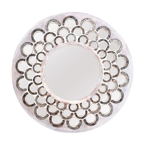 Poche Traditional Mirror by Christopher Knight Home - 33.50" W x 1.00" D x 33.50" H