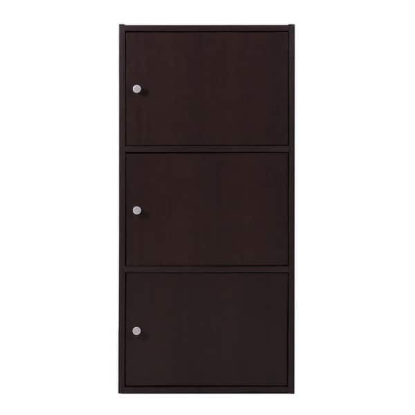 Shop Storage Cabinet 3 Door Cabinet Tall Pantry Cabinet For