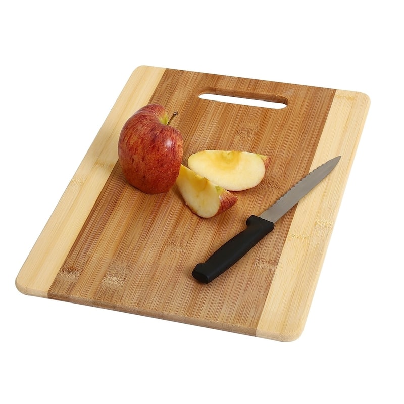 YBM Home Bamboo Cutting Board with Handle
