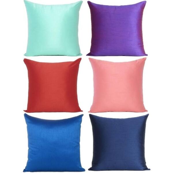  Okasion Pink Pillow Covers 18x18 Set of 4 Decorative