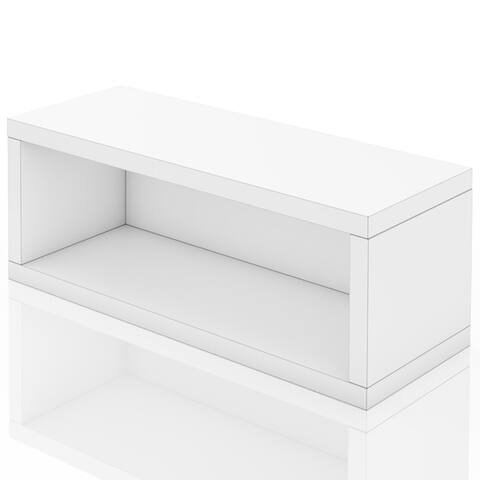 Eco Friendly Stackable CD Rack Media Storage Shelf, White LIFETIME GUARANTEE