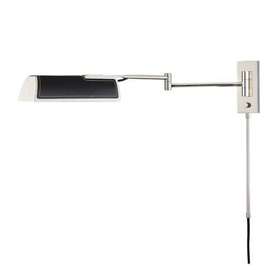 Holtsville 5-inch Burnished Nickel and Black Wall Sconce