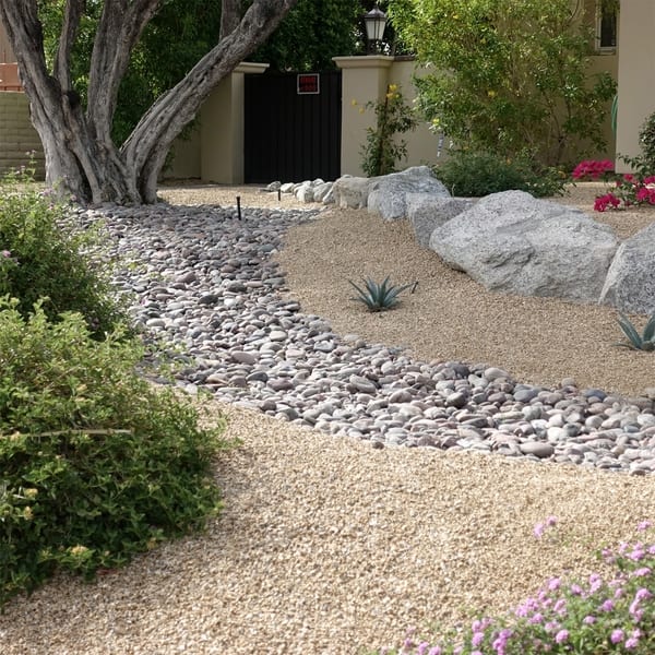 Landscape Rock And Pebble Natural Decorative Stones And Gravel For Landscaping Gardening Potted Plants And More Overstock 30508967