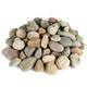Mexican Beach Smooth Round Pebbles (20 lbs.) - 1/2"-1" - Buff