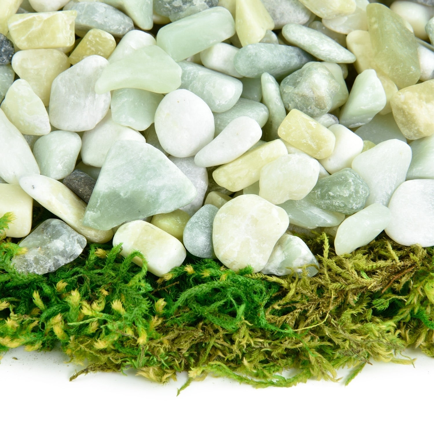 Decorative Garden Stones 10kg Bag 10-12cm Natural White Polished Pebbles 