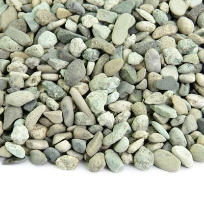 Polynesian Pebble 20 lbs - Natural Decorative Stones | Smooth White Rock | Landscaping, Gardening, Potted Plants, and Terrariums