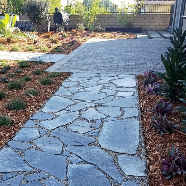 Shop Landscape Patio Natural Flagstone Pathway Stepping Stone Slabs Overstock 30509841