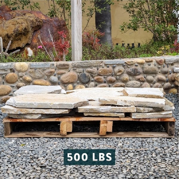 Landscape Patio Natural Flagstone Pathway Stepping Stone Slabs Overstock